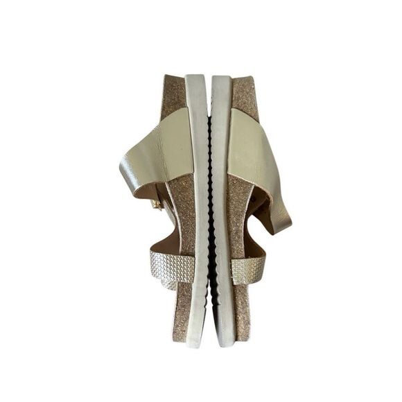 Mephisto Womens Gold Metallic Leather Sandals Sz 38 US 8 - Picture 10 of 10